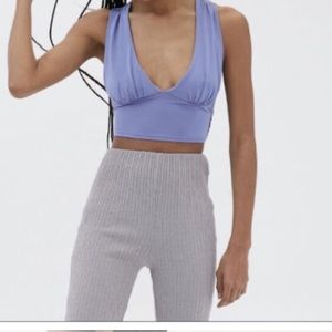 URBAN OUTFITTERS LILAC TIE TOP, new with tags